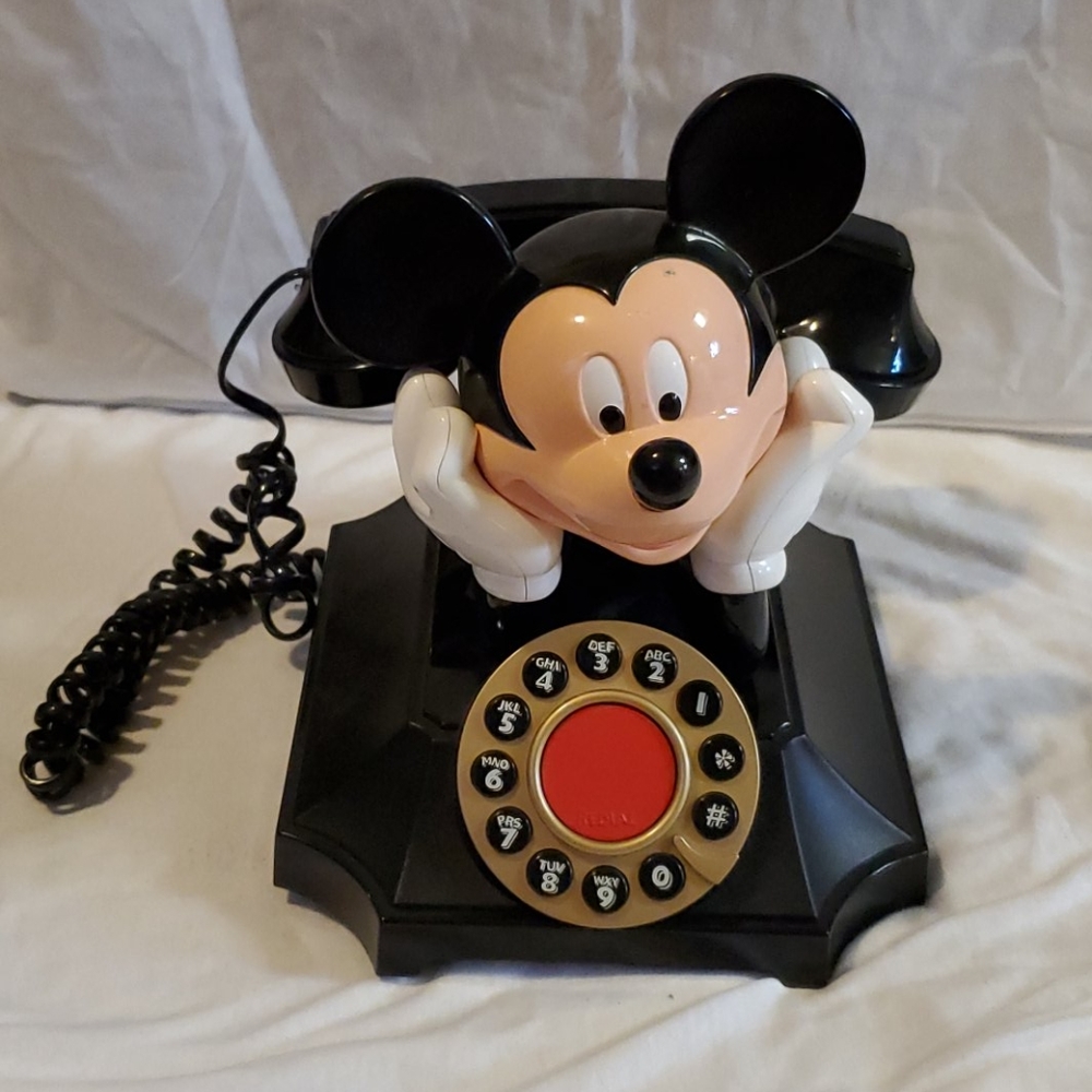 Vintage Mickey mouse desk telephone
